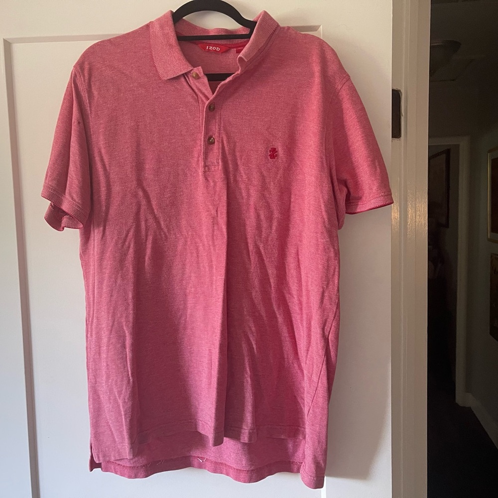 Izod Classic Red Polo Shirt